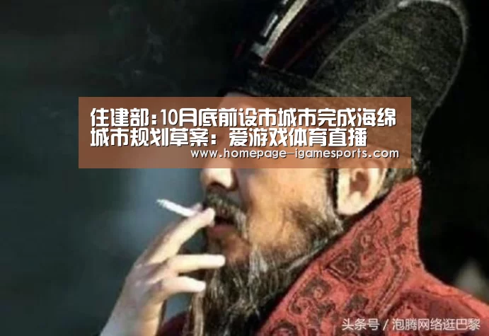 住建部:10月底前设市城市完成海绵城市规划草案:爱游戏体育直播(图1) 爱游戏体育直播